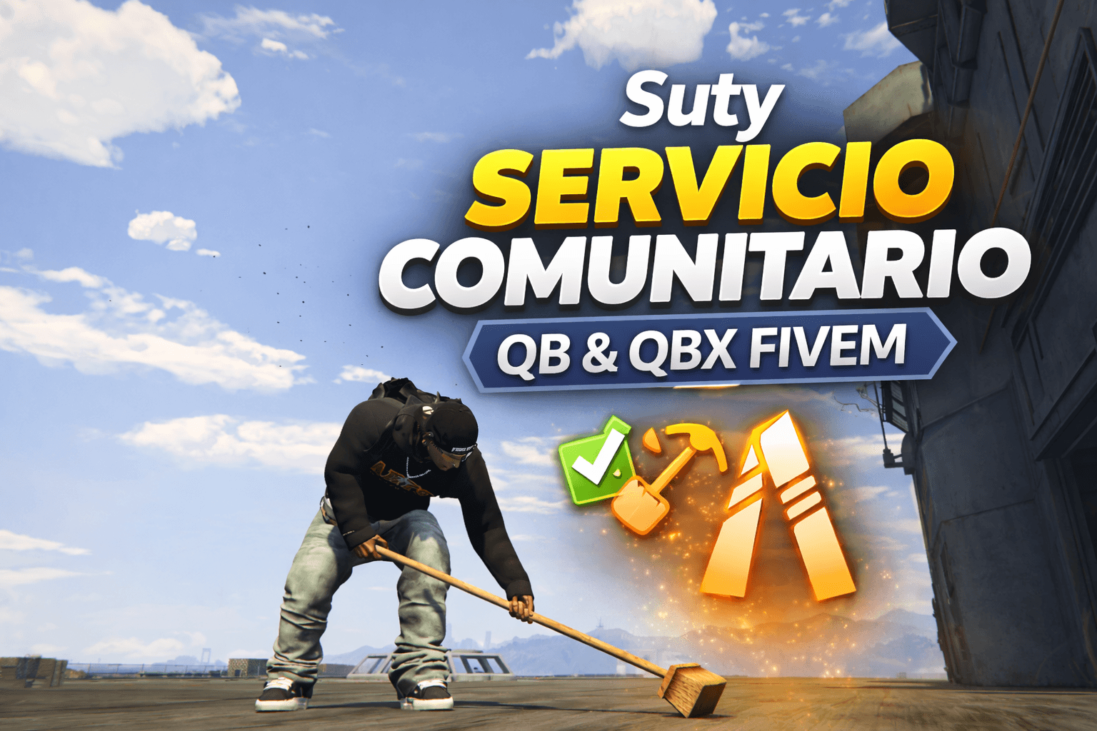 Community Service (QBX/QBCore/ESX)