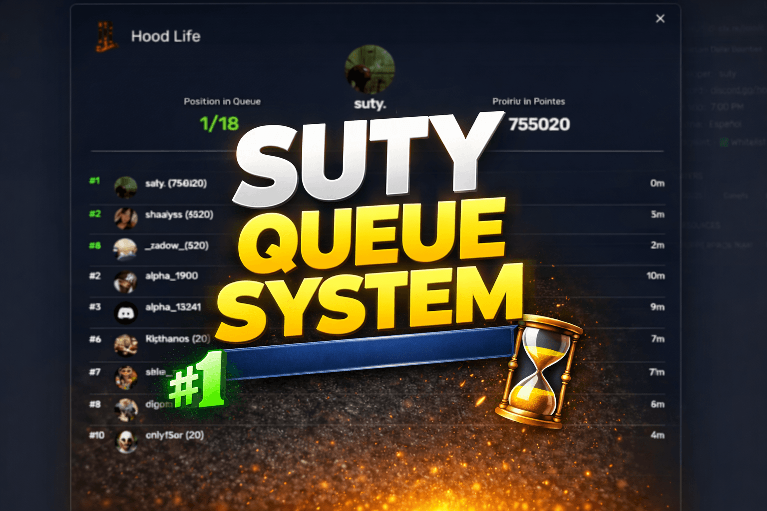 Queue System (QBX /QBCore/ESX)