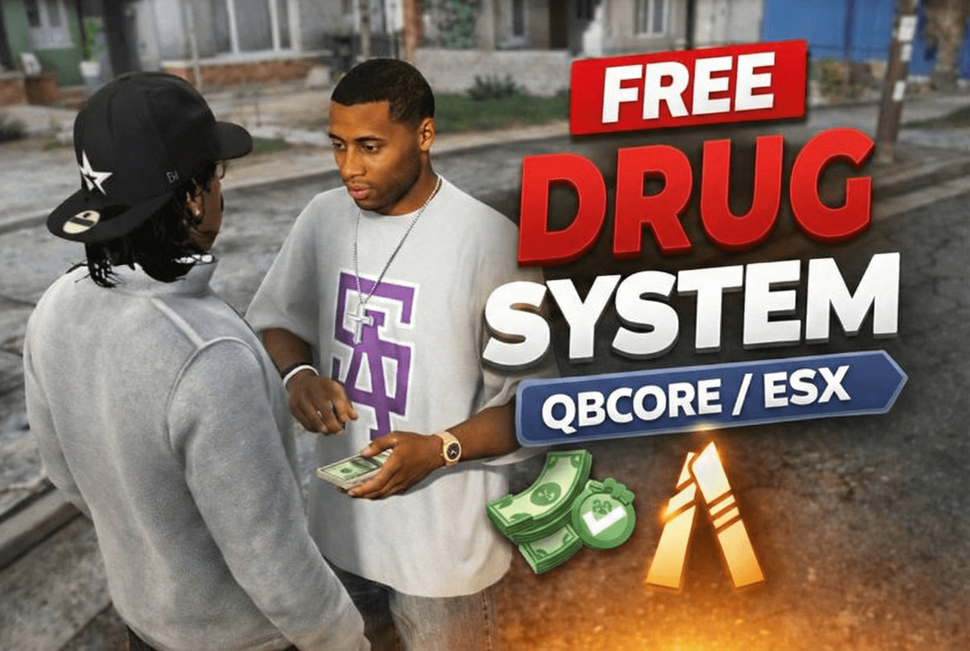 Drug Sell System (QBX/QBCore/ESX)